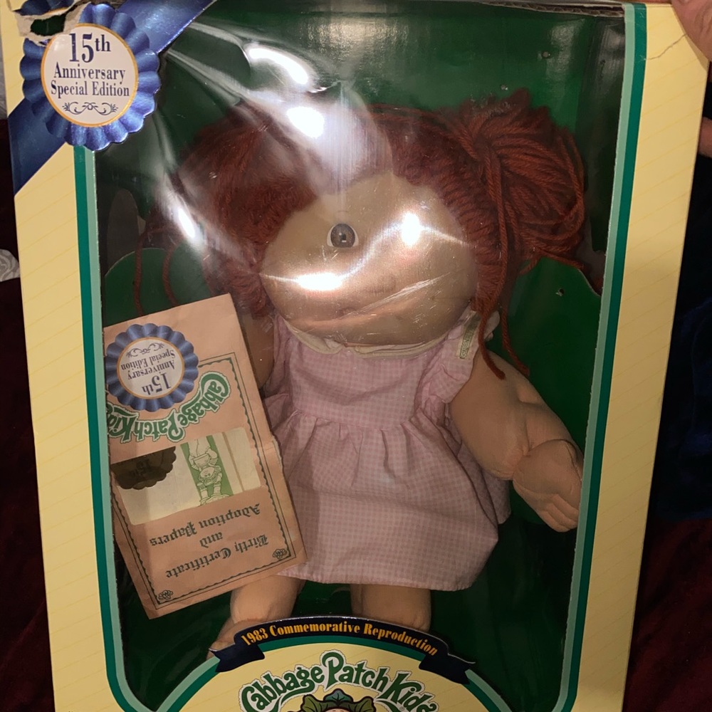 Cabbage patch kids 15 year anniversary doll